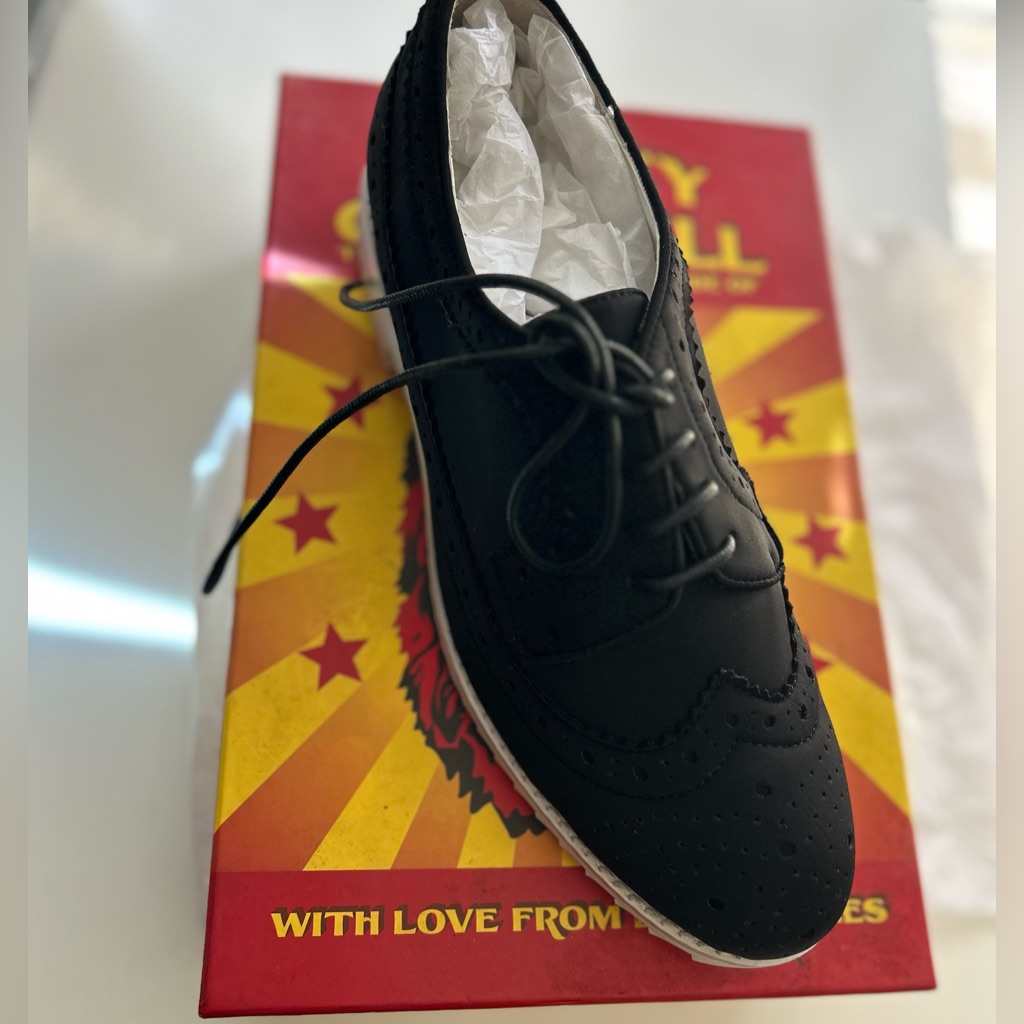 Jeffrey Campbell - Nib “Townsend-2” Black Neoprene Oxford